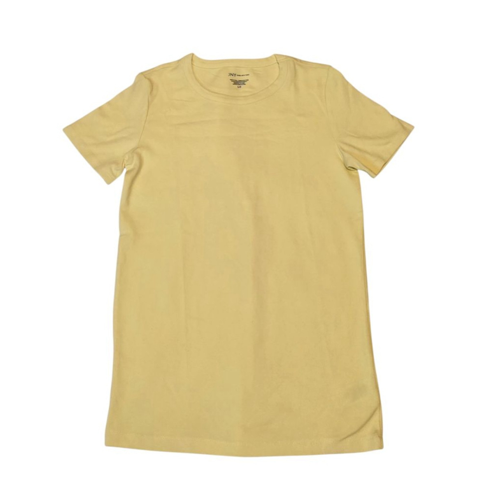 JNY Jones New‎ York Yellow Short Sleeve Tee SP Spring Summer